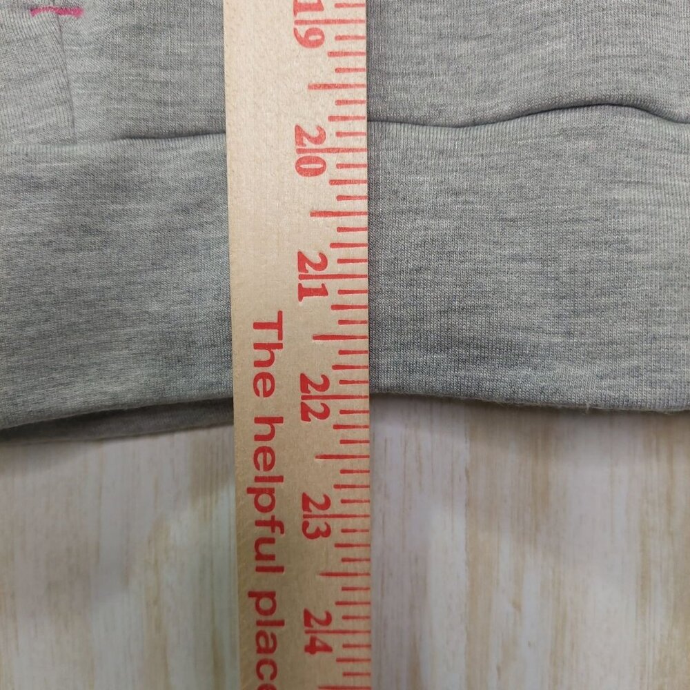 Calme By Johnny Was Women's Gray 3/4 Sleeve Crew Pullover Size XS Made in USA - Picture 5 of 9